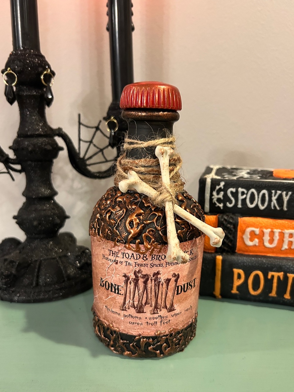 Halloween Decorative Potion Bottle - Bone Dust